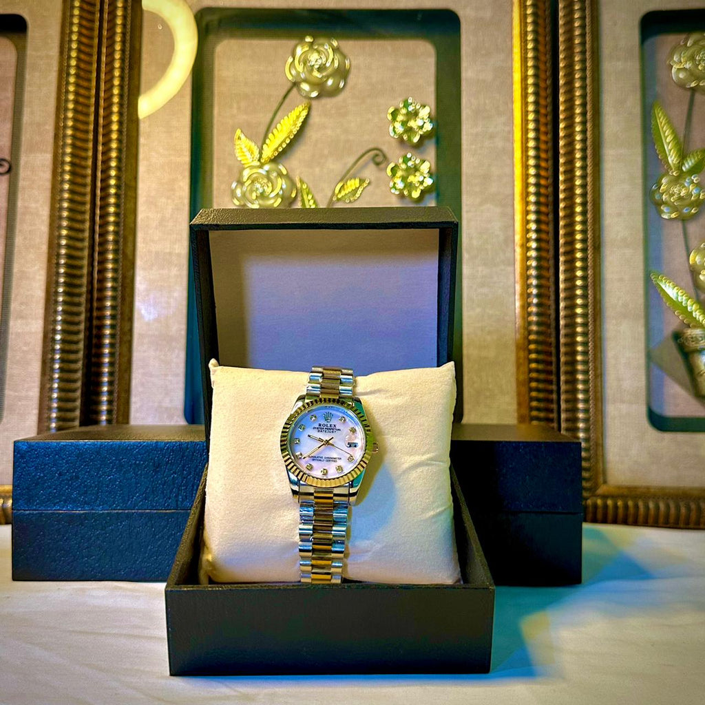 rolex datejust tableau rose