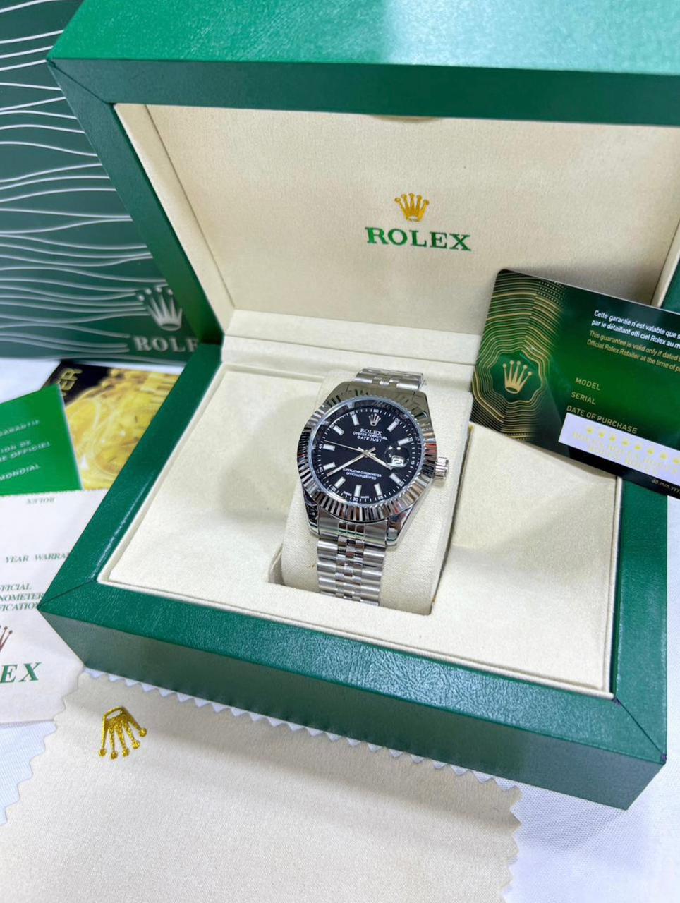rolex + boite + sachet